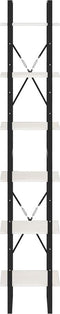 vidaXL - Hoge - kast - 40x30x210 - cm - massief - grenenhout - wit
