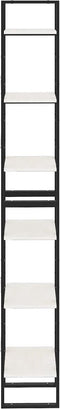 vidaXL - Hoge - kast - 40x30x210 - cm - massief - grenenhout - wit