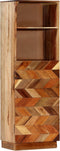 vidaXL - Hoge - kast - 40x32x122 - cm - massief - gerecycled - hout