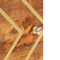vidaXL - Hoge - kast - 40x33,5x110 - cm - massief - mangohout - bruin - en - zwart