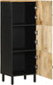 vidaXL - Hoge - kast - 40x33,5x110 - cm - massief - ruw - mangohout