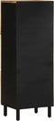 vidaXL - Hoge - kast - 40x33,5x110 - cm - massief - ruw - mangohout