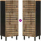 vidaXL - Hoge - kast - 40x33,5x110 - cm - massief - ruw - mangohout