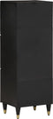 vidaXL - Hoge - kast - 40x33x110 - cm - massief - mangohout