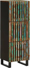 vidaXL - Hoge - kast - 40x34x110 - cm - massief - acaciahout