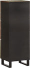 vidaXL - Hoge - kast - 40x34x110 - cm - massief - acaciahout