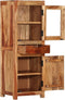 vidaXL - Hoge - kast - 40x34x110 - cm - massief - acaciahout