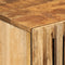 vidaXL - Hoge - kast - 40x34x110 - cm - massief - ruw - mangohout