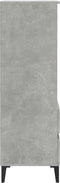 vidaXL - Hoge - kast - 40x36x110 - cm - bewerkt - hout - betongrijs