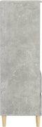 vidaXL - Hoge - kast - 40x36x110 - cm - bewerkt - hout - betongrijs