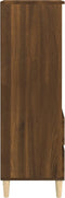vidaXL - Hoge - kast - 40x36x110 - cm - bewerkt - hout - bruineiken