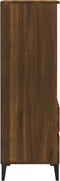 vidaXL - Hoge - kast - 40x36x110 - cm - bewerkt - hout - bruineiken