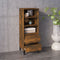 vidaXL - Hoge - kast - 40x36x110 - cm - bewerkt - hout - gerookt - eiken