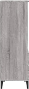 vidaXL - Hoge - kast - 40x36x110 - cm - bewerkt - hout - grijs - sonoma