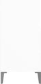 vidaXL - Hoge - kast - 40x36x110 - cm - bewerkt - hout - wit