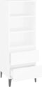 vidaXL - Hoge - kast - 40x36x110 - cm - bewerkt - hout - wit