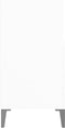 vidaXL - Hoge - kast - 40x36x110 - cm - bewerkt - hout - wit