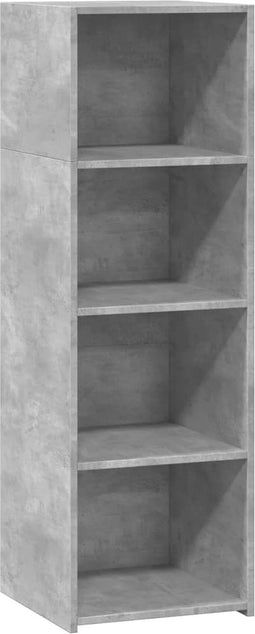 vidaXL - Hoge - kast - 40x41x124 - cm - bewerkt - hout - betongrijs