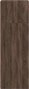 vidaXL - Hoge - kast - 40x41x124 - cm - bewerkt - hout - bruin - eikenkleur