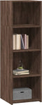 vidaXL - Hoge - kast - 40x41x124 - cm - bewerkt - hout - bruin - eikenkleur