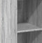 vidaXL - Hoge - kast - 40x41x124 - cm - bewerkt - hout - grijs - sonoma - eikenkleurig