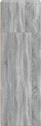 vidaXL - Hoge - kast - 40x41x124 - cm - bewerkt - hout - grijs - sonoma - eikenkleurig