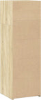 vidaXL - Hoge - kast - 40x41x124 - cm - bewerkt - hout - sonoma - eikenkleurig