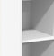 vidaXL - Hoge - kast - 40x41x124 - cm - bewerkt - hout - wit