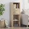 vidaXL - Hoge - kast - 40x42,5x124 - cm - bewerkt - hout - sonoma - eikenkleurig
