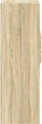 vidaXL - Hoge - kast - 40x42,5x124 - cm - bewerkt - hout - sonoma - eikenkleurig