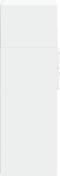 vidaXL - Hoge - kast - 40x42,5x124 - cm - bewerkt - hout - wit