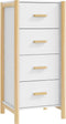 vidaXL - Hoge - kast - 42x38x90 - cm - bewerkt - hout - wit