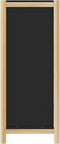 vidaXL - Hoge - kast - 42x38x90 - cm - bewerkt - hout - zwart