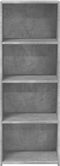 vidaXL - Hoge - kast - 45x41x124 - cm - bewerkt - hout - betongrijs