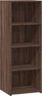 vidaXL - Hoge - kast - 45x41x124 - cm - bewerkt - hout - bruin - eikenkleurig