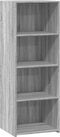 vidaXL - Hoge - kast - 45x41x124 - cm - bewerkt - hout - grijs - sonoma - eikenkleurig