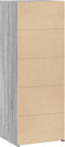 vidaXL - Hoge - kast - 45x41x124 - cm - bewerkt - hout - grijs - sonoma - eikenkleurig