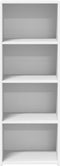 vidaXL - Hoge - kast - 45x41x124 - cm - bewerkt - hout - wit
