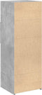vidaXL - Hoge - kast - 45x42,5x124 - cm - bewerkt - hout - betongrijs