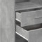 vidaXL - Hoge - kast - 45x42,5x124 - cm - bewerkt - hout - betongrijs