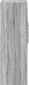 vidaXL - Hoge - kast - 45x42,5x124 - cm - bewerkt - hout - grijs - sonoma - eikenkleurig