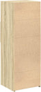 vidaXL - Hoge - kast - 45x42,5x124 - cm - bewerkt - hout - sonoma - eikenkleurig