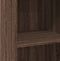 vidaXL - Hoge - kast - 50x41x124 - cm - bewerkt - hout - bruin - eikenkleur