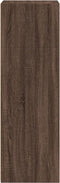 vidaXL - Hoge - kast - 50x41x124 - cm - bewerkt - hout - bruin - eikenkleur