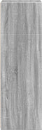 vidaXL - Hoge - kast - 50x41x124 - cm - bewerkt - hout - grijs - sonoma - eikenkleurig