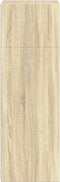 vidaXL - Hoge - kast - 50x41x124 - cm - bewerkt - hout - sonoma - eikenkleurig