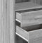 vidaXL - Hoge - kast - 50x42,5x124 - cm - bewerkt - hout - grijs - sonoma - eikenkleurig