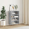 vidaXL - Hoge - kast - 57x35x90 - cm - bewerkt - hout - betongrijs
