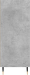 vidaXL - Hoge - kast - 57x35x90 - cm - bewerkt - hout - betongrijs