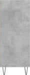 vidaXL - Hoge - kast - 57x35x90 - cm - bewerkt - hout - betongrijs